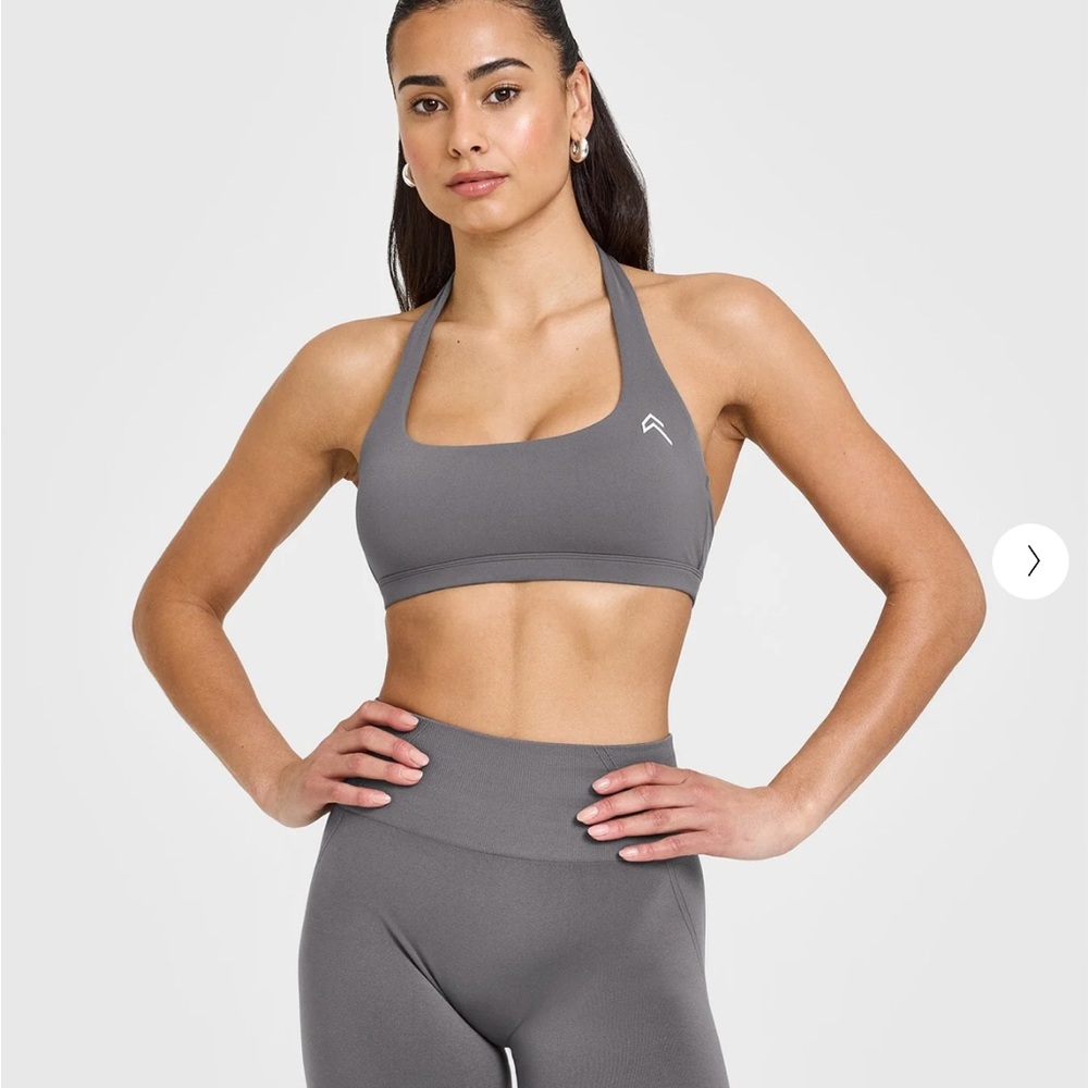 Oner Active Easylift Halter bralette in Ash Grey